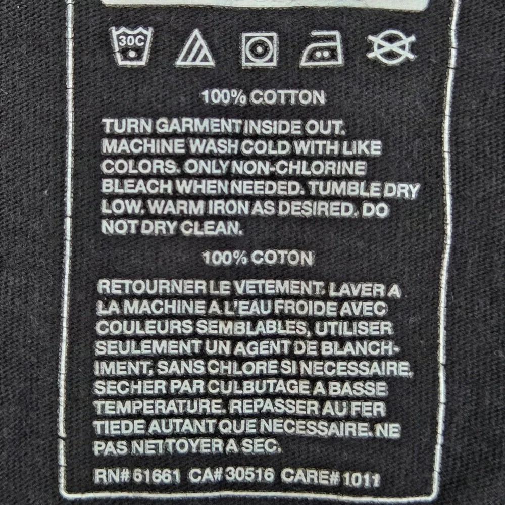 The North Face T-Shirt Mens XL Classic Fit Logo Graphic Short Sleeve Black Tee
